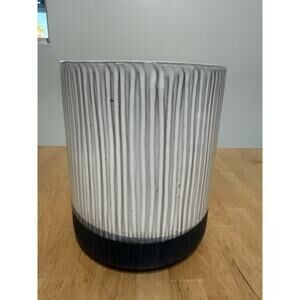 CB2 SCORE TERRACOTTA UTENSIL HOLDER NEW